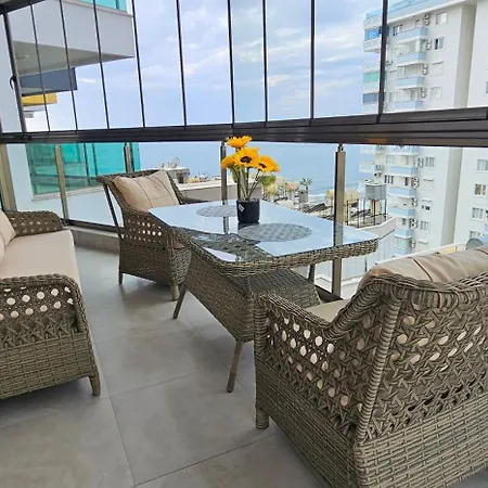 Tower Seaside Mahmutlar трехкомнатная этаж 8 Apartment *